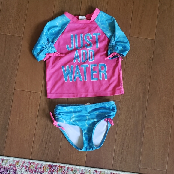 OP 2 piece Toddler swimsuit - Picture 1 of 6